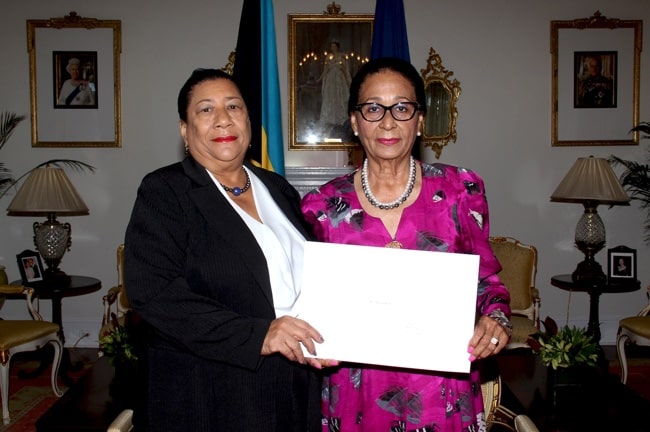 Swearing in of Vice Preseident Marilyn Meeres